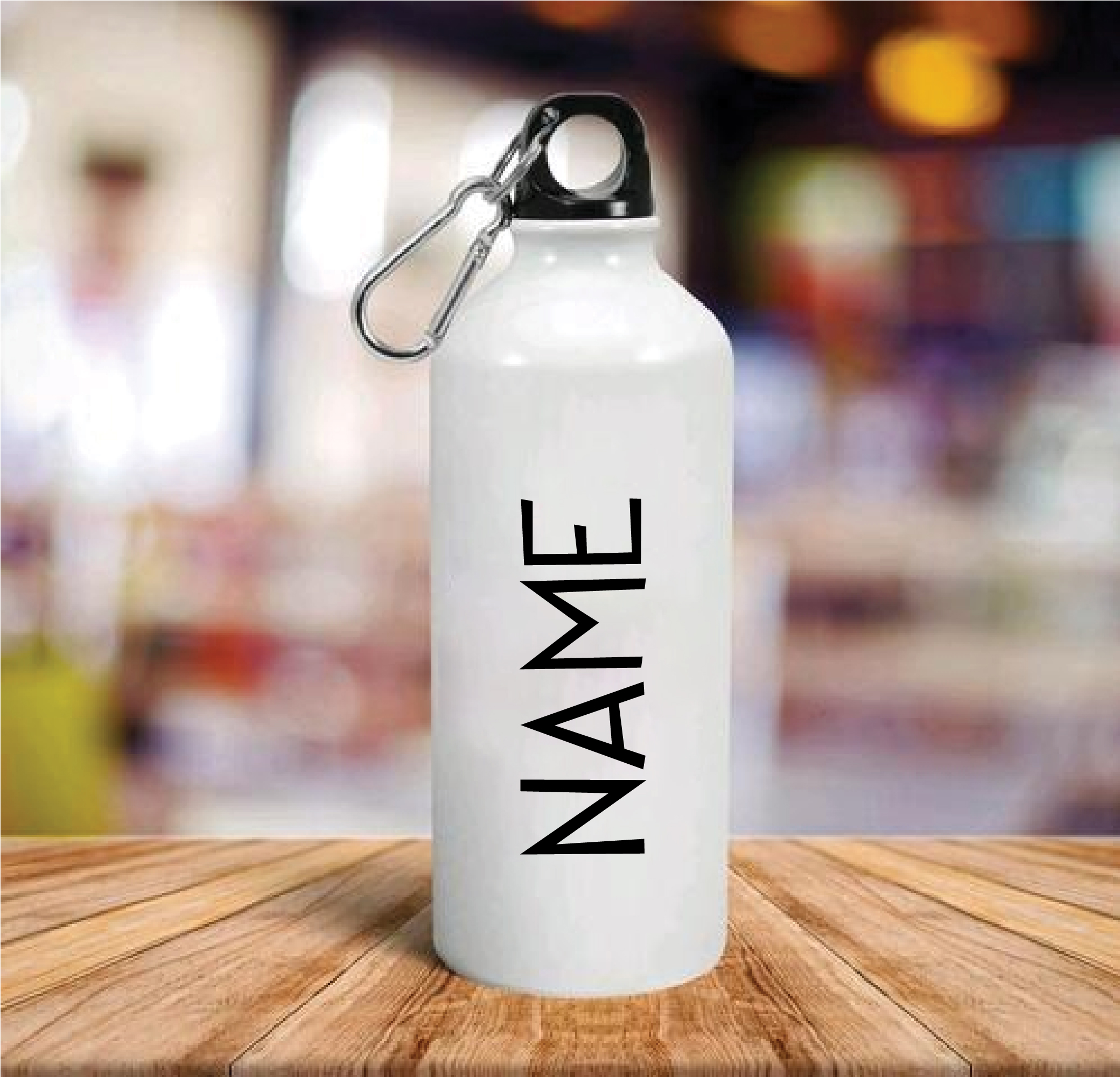 Personalised Aluminium Water Bottle with Name